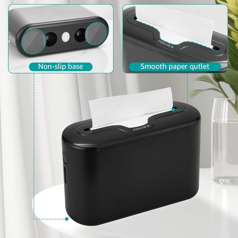 pollock Paper Towel Holder Countertop, Commercial Paper Towel Dispenser, Multifold Trifold Z-Fold Paper Towel Dispenser, Hand Towel Dispenser, Napkin Holder Dispenser for Home Kitchen Restaurant - Image 5